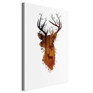Tableau - Deer in the Morning (1 Part) Vertical
