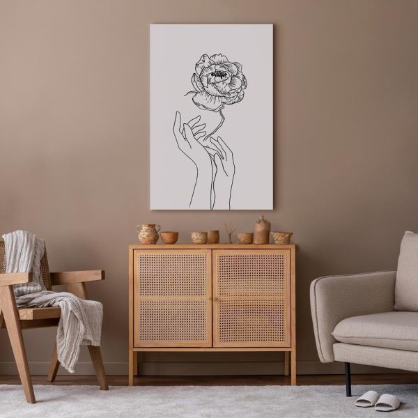 Tableau - Delicate Flower (1 Part) Vertical