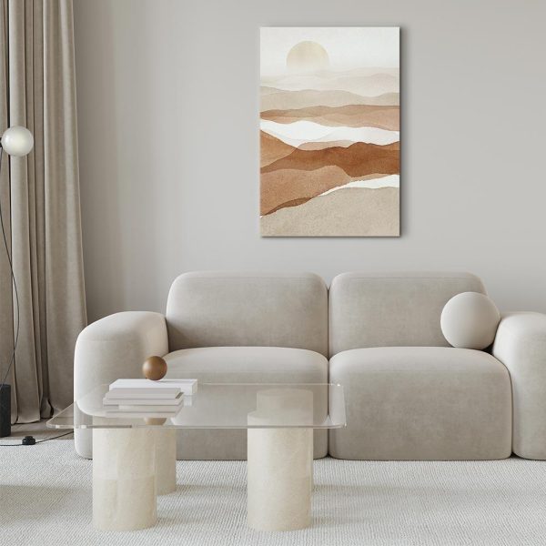 Tableau - Desert Lightness (1 Part) Vertical