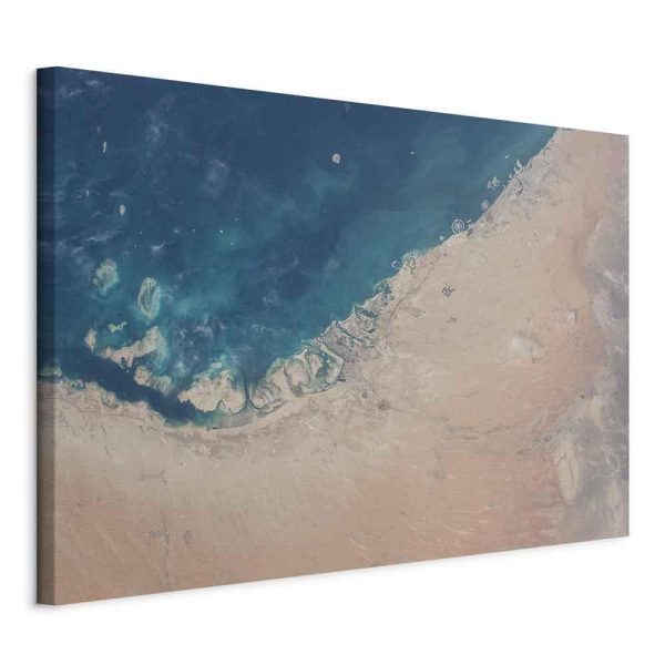 Tableau - Dubai from the Satellite (1 Part) Wide Tableau - Dubai from the Satellite (1 Part) Wide