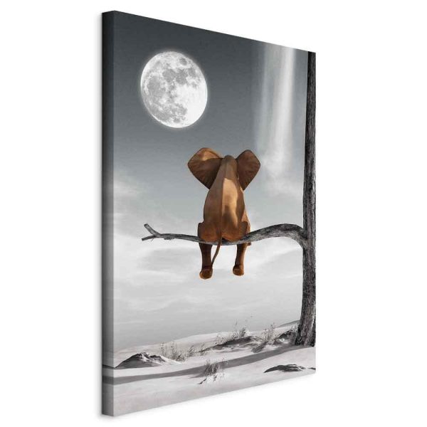 Tableau - Elephant and Moon (1 Part) Vertical Tableau - Elephant and Moon (1 Part) Vertical