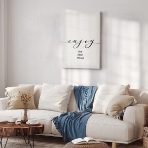 Tableau - Enjoy the Little Things (1 Part) Vertical