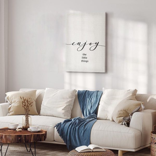 Tableau - Enjoy the Little Things (1 Part) Vertical