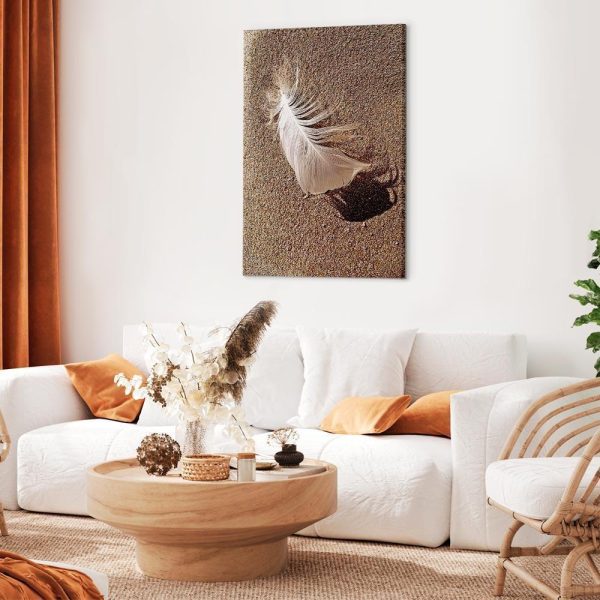 Tableau - Feather on the Sand (1 Part) Vertical