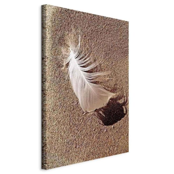 Tableau - Feather on the Sand (1 Part) Vertical Tableau - Feather on the Sand (1 Part) Vertical