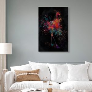 Tableau - Flamingo Colour (1 Part) Vertical