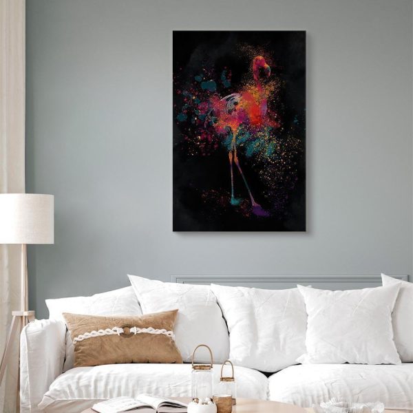 Tableau - Flamingo Colour (1 Part) Vertical