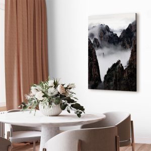 Tableau - Fog Over Huang Shan (1 Part) Vertical