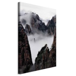 Tableau - Fog Over Huang Shan (1 Part) Vertical