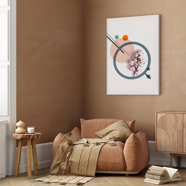 Tableau - Geometric Cotton (1 Part) Vertical