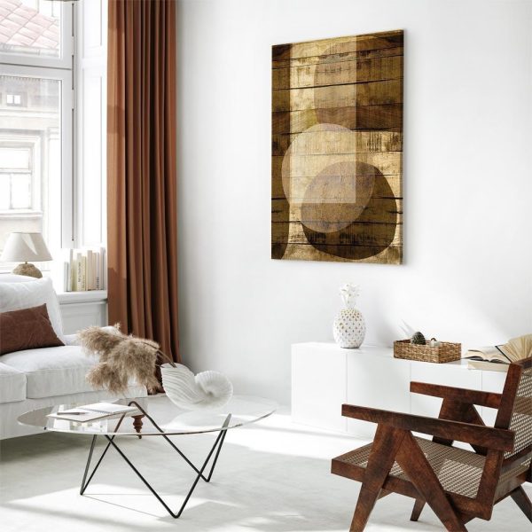 Tableau - Golden Chocolate (1 Part) Vertical
