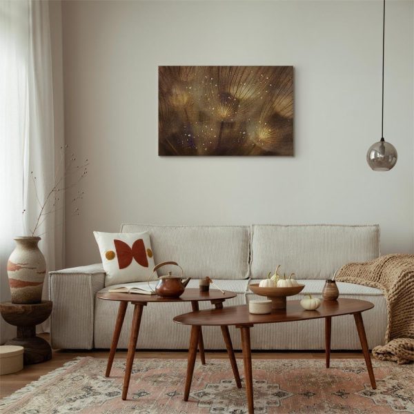 Tableau - Golden Dandelions (1 Part) Wide