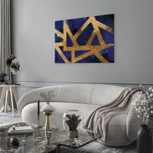 Tableau - Golden Geometry (1 Part) Wide