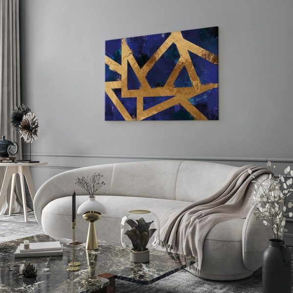 Tableau - Golden Geometry (1 Part) Wide