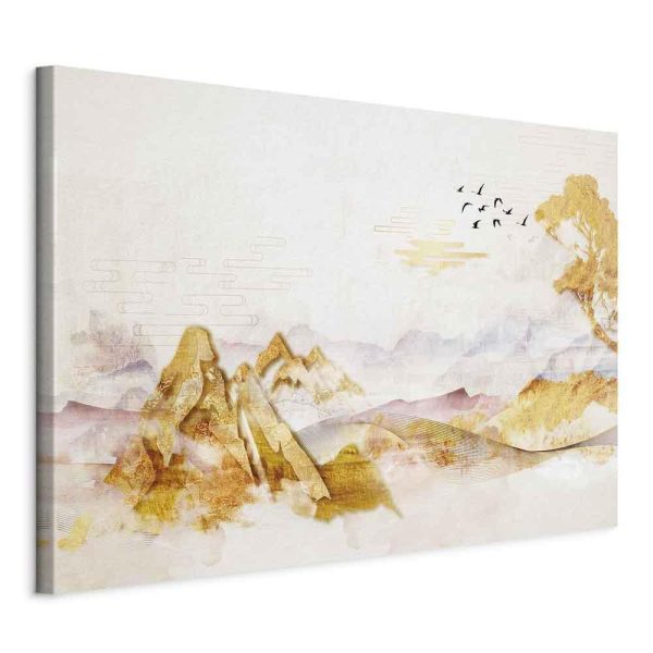 Tableau - Golden Mountains (1 Part) Wide Tableau - Golden Mountains (1 Part) Wide