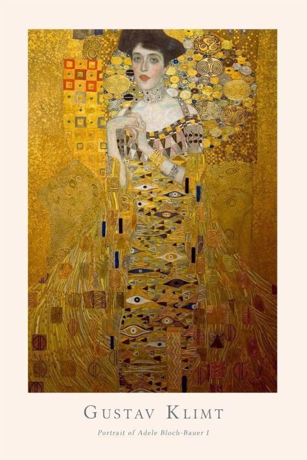 Tableau - Gustav Klimt - Portrait of Adele Bloch (1 Part) Vertical