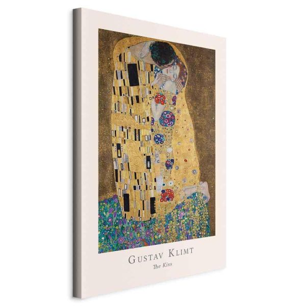 Tableau - Gustav Klimt - The Kiss (1 Part) Vertical Tableau - Gustav Klimt - The Kiss (1 Part) Vertical
