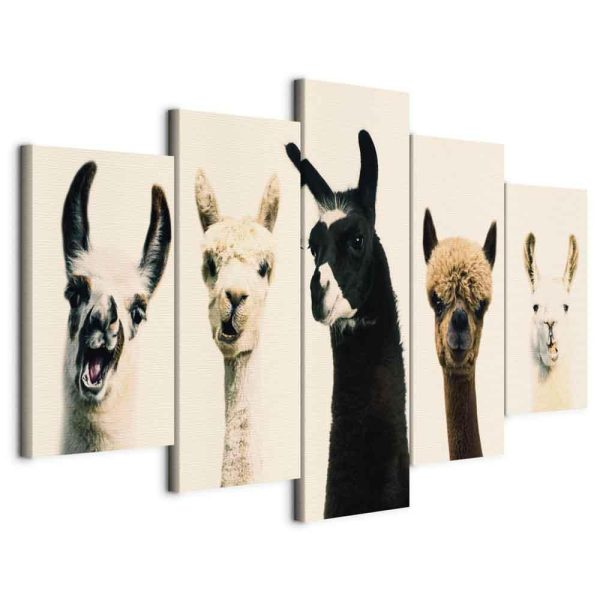 Tableau - Happy Family (5 Parts) Wide Tableau - Happy Family (5 Parts) Wide