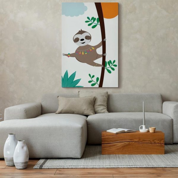 Tableau - Happy Sloth (1 Part) Vertical