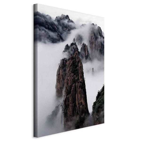 Tableau - High Mountains in Mist (1-part) - Landscape of Clouds Amid Rocks Tableau - High Mountains in Mist (1-part) - Landscape of Clouds Amid Rocks