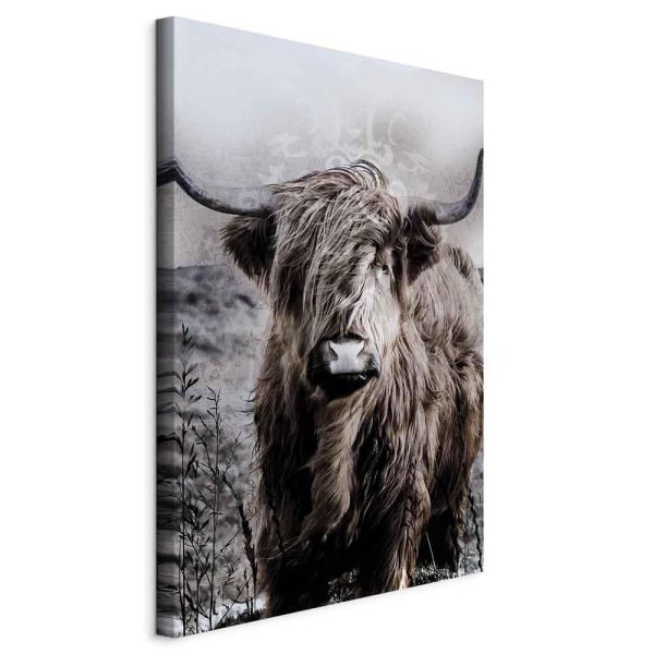 Tableau - Highland Cow in Sepia Tableau - Highland Cow in Sepia