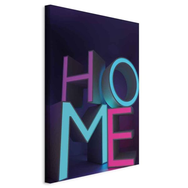 Tableau - Home Neon (1 Part) Vertical Tableau - Home Neon (1 Part) Vertical