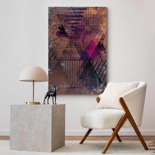 Tableau - Honey Abstraction (1 Part) Vertical