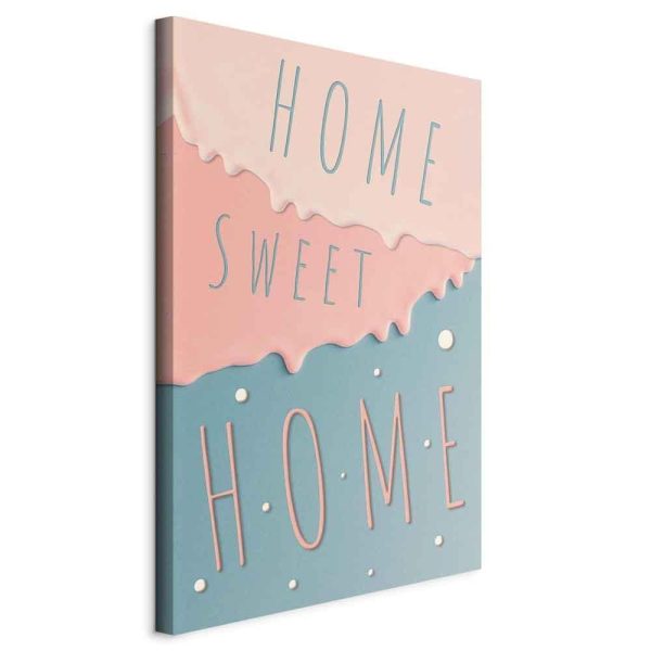 Tableau - Inscriptions: Home Sweet Home (1 Part) Vertical Tableau - Inscriptions: Home Sweet Home (1 Part) Vertical