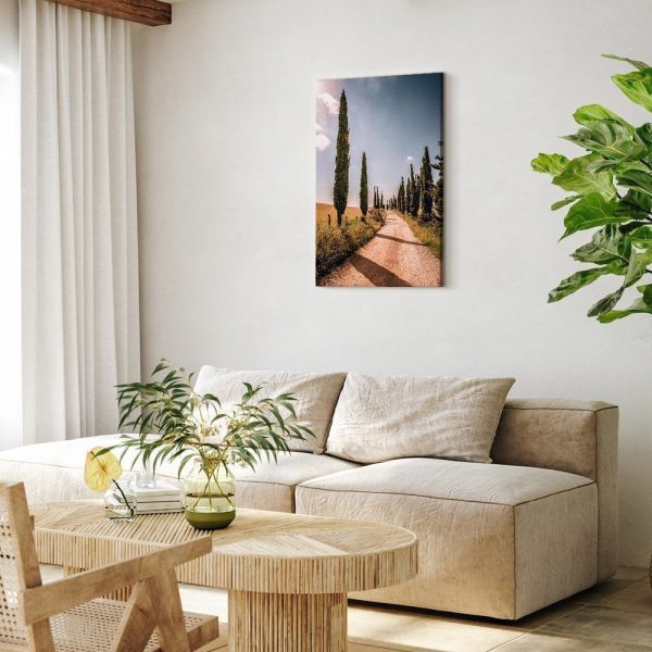 Tableau - Italian cypresses (1 Part) Vertical