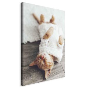 Tableau - Lazy Cat (1 Part) Vertical
