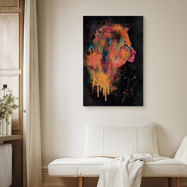Tableau - Lion Humors (1 Part) Vertical