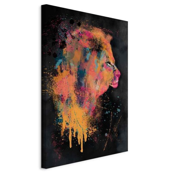Tableau - Lion Humors (1 Part) Vertical Tableau - Lion Humors (1 Part) Vertical