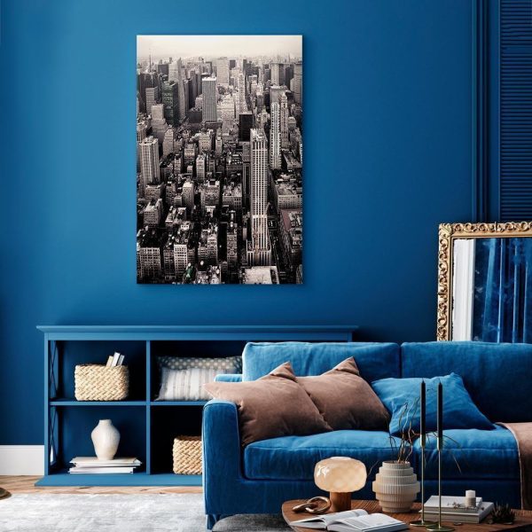 Tableau - Manhattan In Sepia (1 Part) Vertical