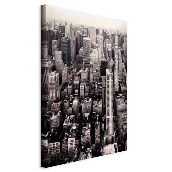 Tableau - Manhattan In Sepia (1 Part) Vertical Tableau - Manhattan In Sepia (1 Part) Vertical