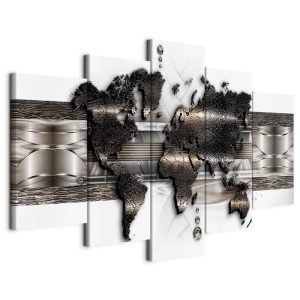 Tableau - Metal World Map II