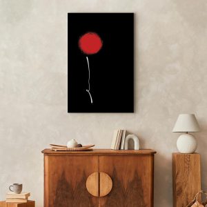 Tableau - Minimalist Flower (1 Part) Vertical