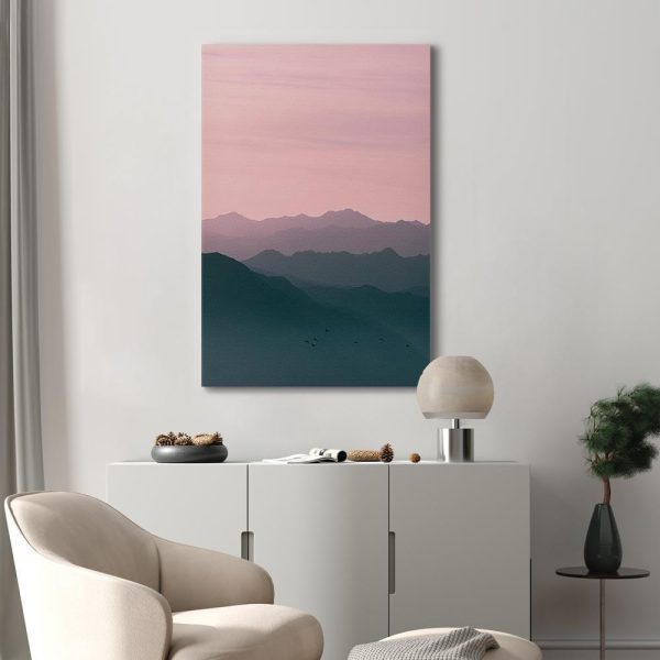 Tableau - Mountain At Sunrise (1 Part) Vertical