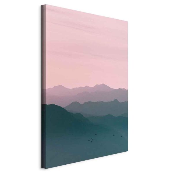 Tableau - Mountain At Sunrise (1 Part) Vertical Tableau - Mountain At Sunrise (1 Part) Vertical