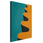 Tableau - Orange Wave (1 Part) Vertical