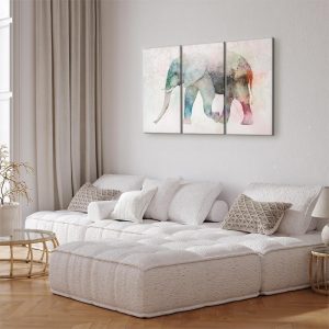 Tableau - Painted Elephant (3 Parts)
