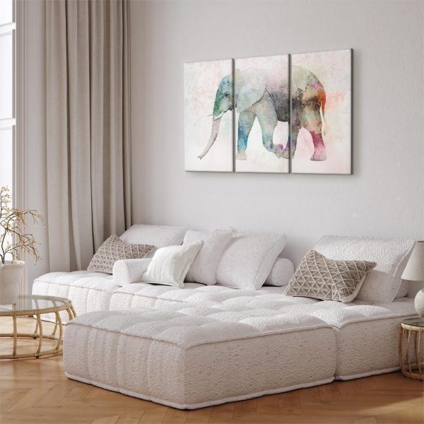 Tableau - Painted Elephant (3 Parts)