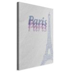 Tableau - Paris in Watercolours (1 Part) Vertical