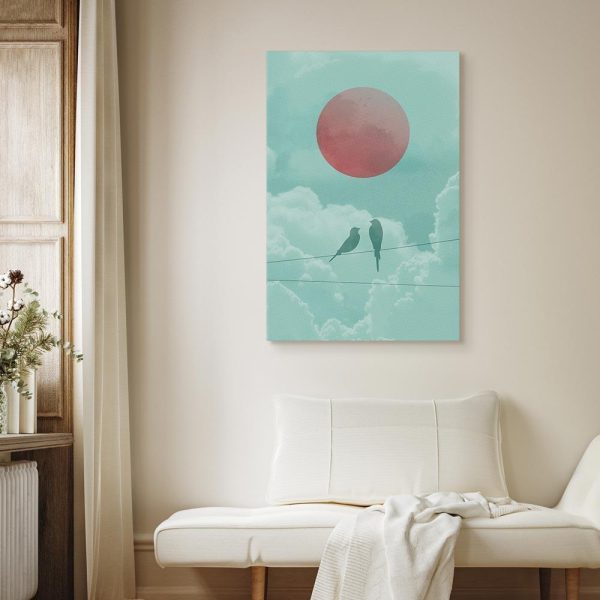 Tableau - Pastel Sunset (1 Part) Vertical