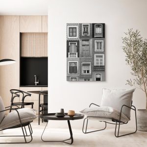 Tableau - Patterned Windows (1 Part) Vertical