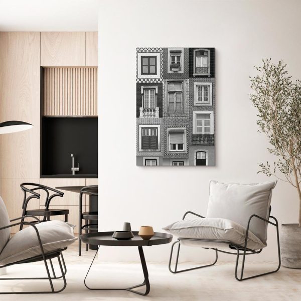 Tableau - Patterned Windows (1 Part) Vertical