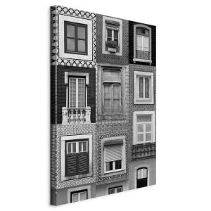 Tableau - Patterned Windows (1 Part) Vertical
