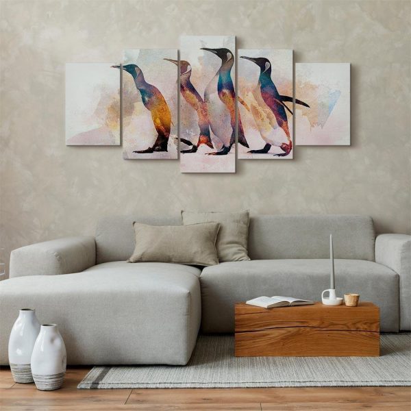 Tableau - Penguin Wandering (5 Parts) Wide