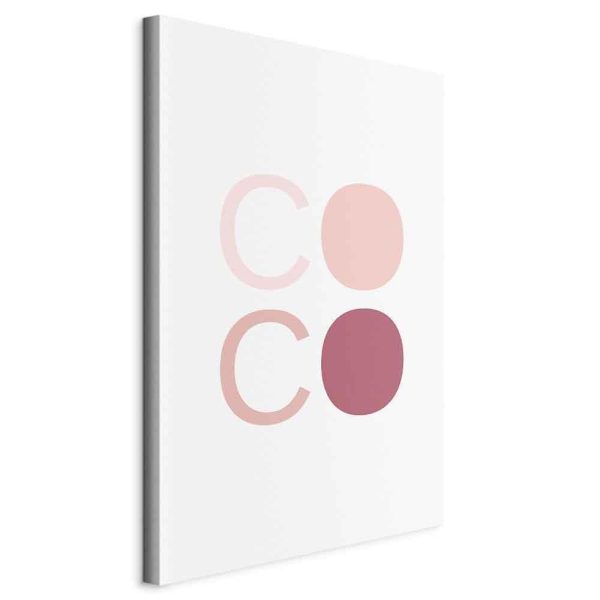 Tableau - Pink Coco (1 Part) Vertical Tableau - Pink Coco (1 Part) Vertical