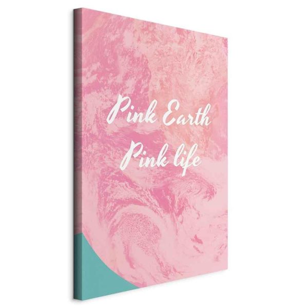 Tableau - Pink Earth, Pink Life (1 Part) Vertical Tableau - Pink Earth, Pink Life (1 Part) Vertical