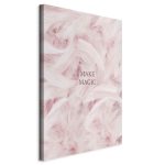 Tableau - Pink Feathers (1 Part) Vertical